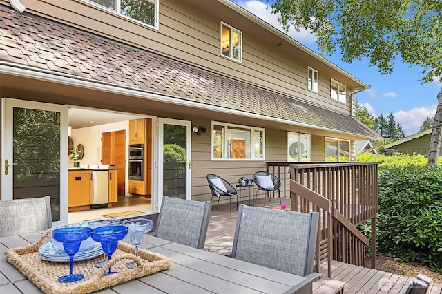 17905 3rd Ave NW, Shoreline, WA 98177 - deck with outdoor dining area