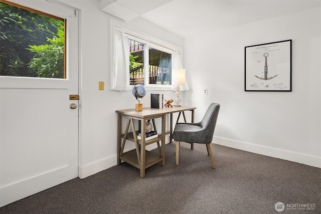 17905 3rd Ave NW, Shoreline, WA 98177 - home office featuring dark carpet