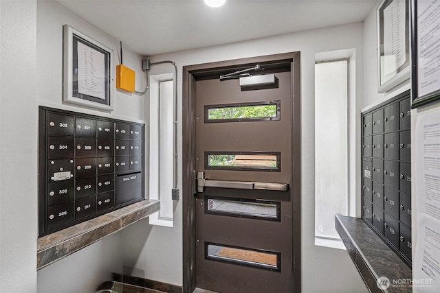 411 N 90th St Unit 406, Seattle, WA 98103 - foyer with mail area