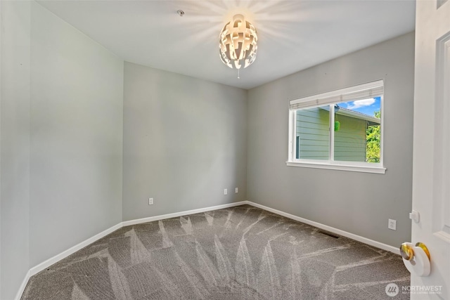 321 Range View Rd, Ellensburg, WA 98926 - carpeted empty room with baseboards and fire sprinkler in ceiling