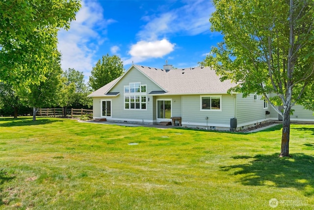 321 Range View Rd, Ellensburg, WA 98926 - back of property with a patio and a shingled roof