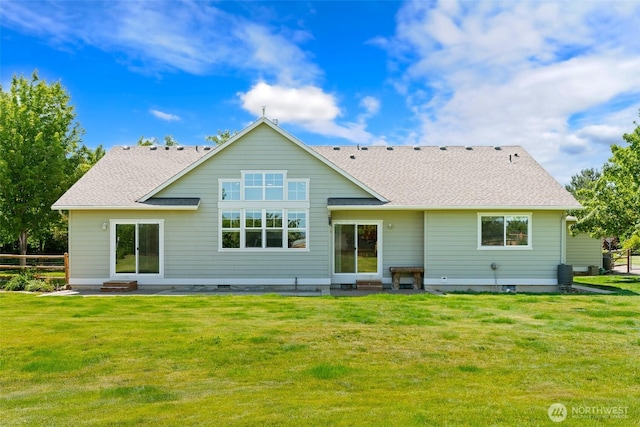 321 Range View Rd, Ellensburg, WA 98926 - back of property with a shingled roof and a patio