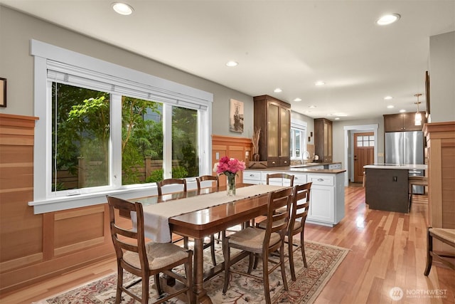 1605 Donovan Ave, Bellingham, WA 98225 - dining space with recessed lighting and light wood-style flooring