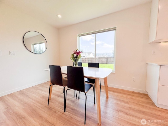 200 W Oak St, Yacolt, WA 98675 - dining room with light wood finished floors and recessed lighting