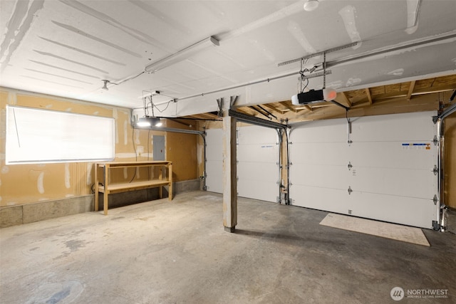 35404 18th Ave SW, Federal Way, WA 99023 - garage featuring electric panel and a garage door opener
