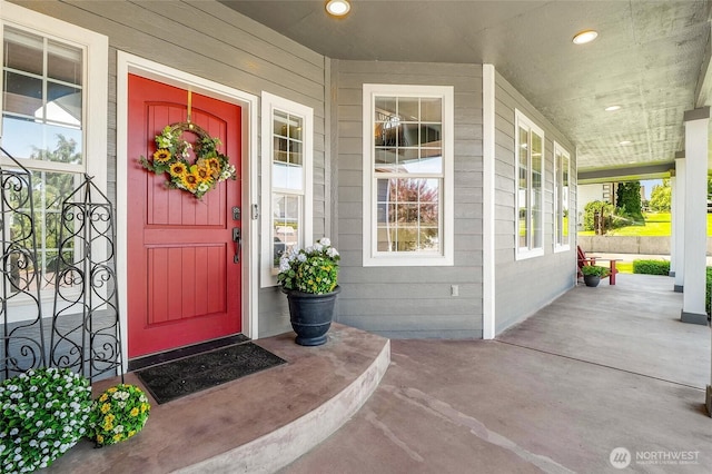 10391 Rd 5.6 NE, Moses Lake, WA 98837 - view of exterior entry featuring a porch
