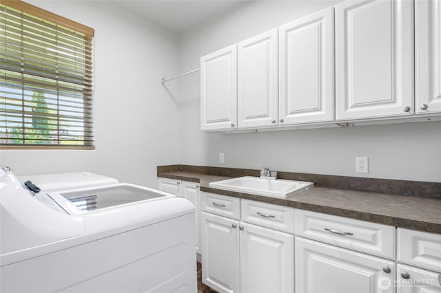 10391 Rd 5.6 NE, Moses Lake, WA 98837 - laundry area with independent washer and dryer and cabinet space