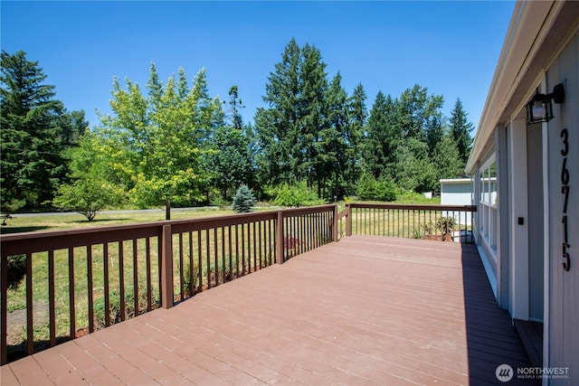 36715 Allen Rd S, Roy, WA 98580 - wooden deck with a lawn