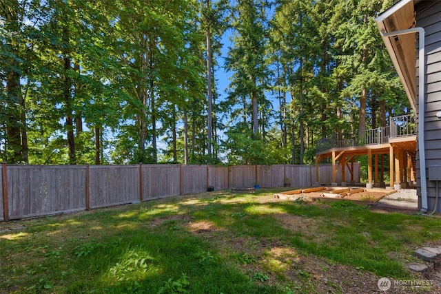 20101 95th Pl NE, Bothell, WA 98011 - fenced backyard featuring a wooden deck