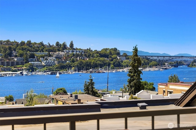 2035 Eastlake Ave E Unit 301, Seattle, WA 98102 - water view with a mountain backdrop