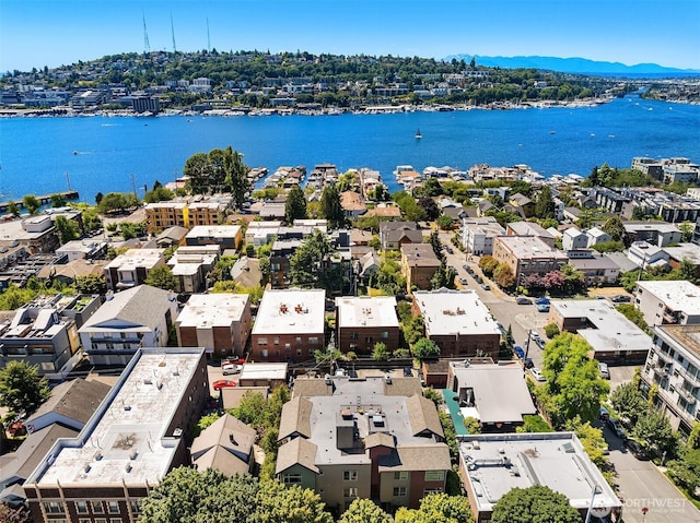 2035 Eastlake Ave E Unit 301, Seattle, WA 98102 - aerial view of residential area featuring a large body of water