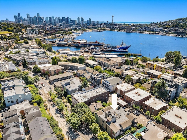 2035 Eastlake Ave E Unit 301, Seattle, WA 98102 - aerial view of skyline and a large body of water