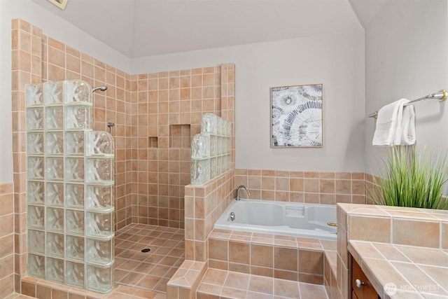 3216 142nd Pl NE, Bellevue, WA 98007 - bathroom with a garden tub and a walk in shower