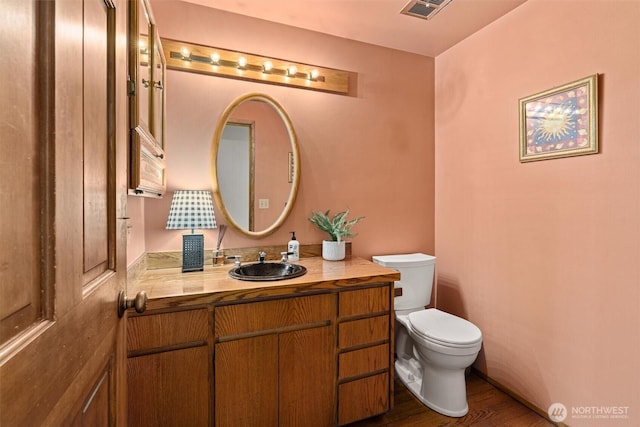 3216 142nd Pl NE, Bellevue, WA 98007 - bathroom with vanity and wood finished floors
