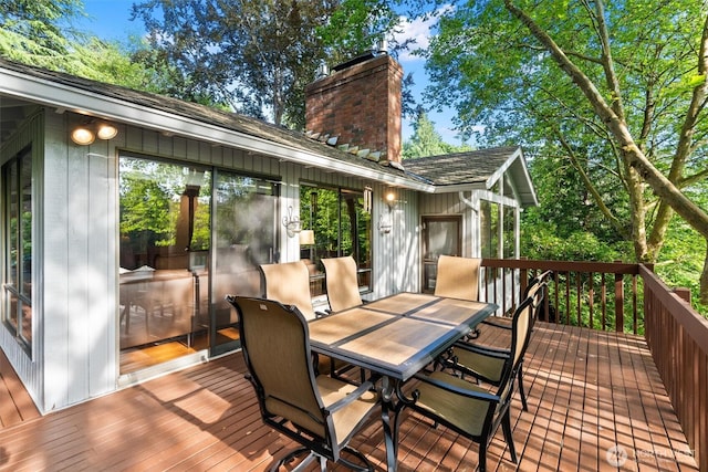 3216 142nd Pl NE, Bellevue, WA 98007 - deck featuring outdoor dining area