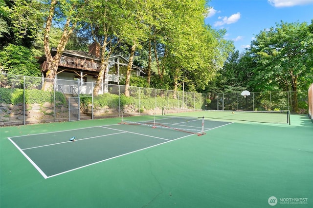 3216 142nd Pl NE, Bellevue, WA 98007 - view of tennis court featuring community basketball court