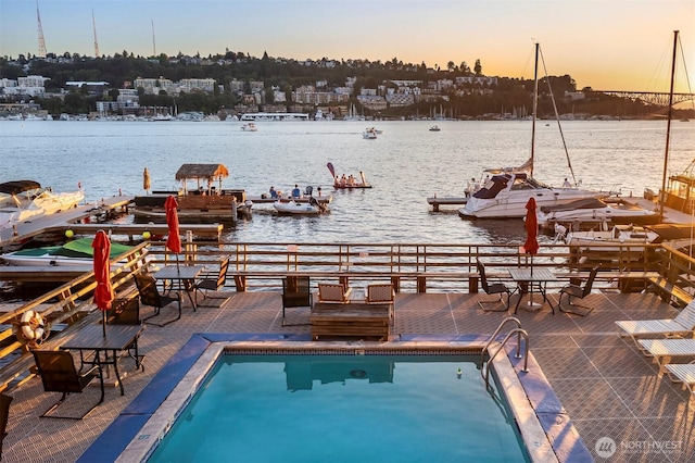 2301 Fairview Ave E Unit 404, Seattle, WA 98102 - community pool with a water view