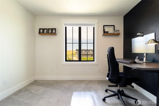 2617 Byrnes Rd, Touchet, WA 99360 - carpeted office featuring baseboards