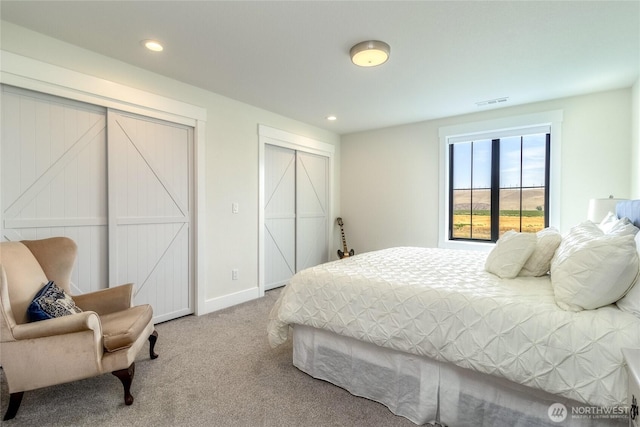 2617 Byrnes Rd, Touchet, WA 99360 - carpeted bedroom featuring recessed lighting and baseboards