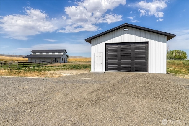2617 Byrnes Rd, Touchet, WA 99360 - detached garage with dirt driveway