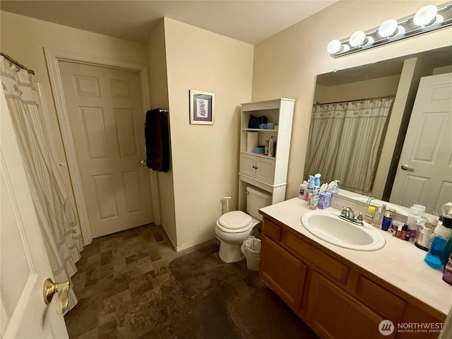1700 Lincoln Park Cir, Wenatchee, WA 98801 - bathroom with vanity and stone finish floors