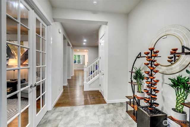 5708 197th Pl SE, Bothell, WA 98012 - entrance foyer with french doors and stairway