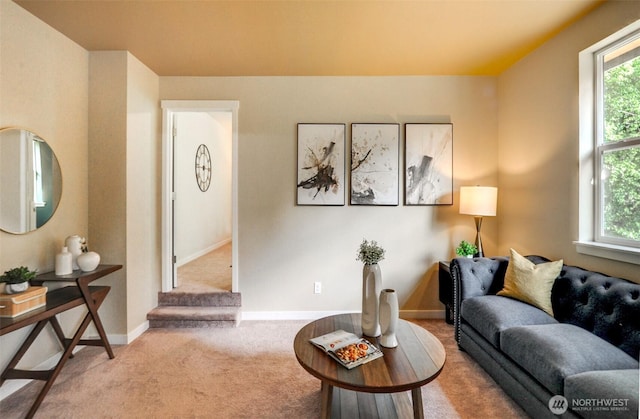 5708 197th Pl SE, Bothell, WA 98012 - carpeted living area with baseboards