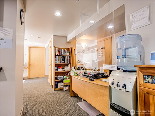 4803 84th St SW, Mukilteo, WA 98275 - carpeted home office featuring recessed lighting