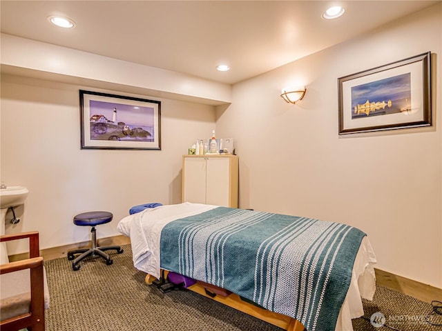 4803 84th St SW, Mukilteo, WA 98275 - bedroom featuring carpet flooring and recessed lighting