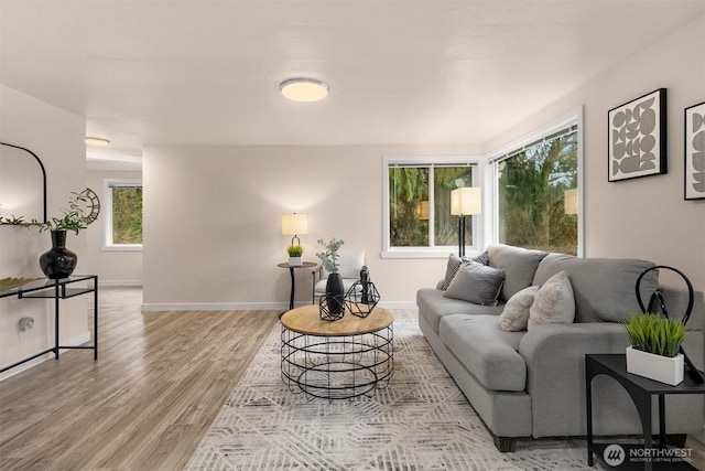 18006 116th Ave SE, Renton, WA 98058 - living area featuring healthy amount of natural light and wood finished floors