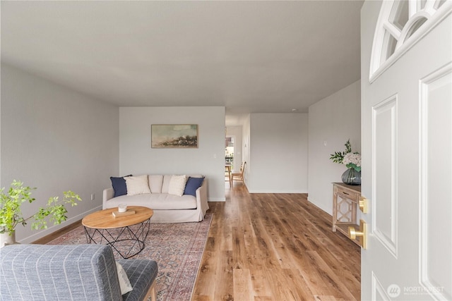 1604 W Market St, Aberdeen, WA 98520 - living room with light wood-type flooring and baseboards