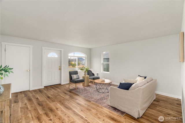 1604 W Market St, Aberdeen, WA 98520 - living area with wood finished floors