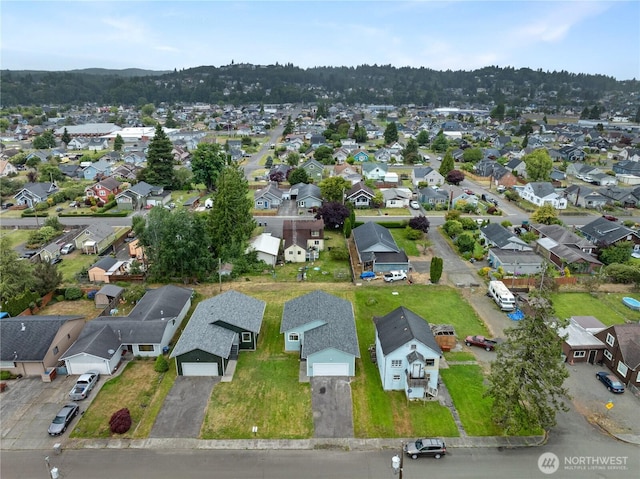 1604 W Market St, Aberdeen, WA 98520 - aerial view of property and surrounding area featuring nearby suburban area