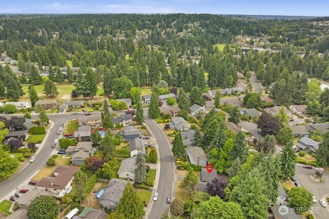 31609 41st Ave SW, Federal Way, WA 98023 - aerial view of property's location featuring nearby suburban area and a forest