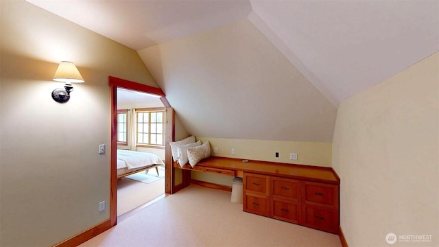 156 Poechmann Rd, Okanogan, WA 98840 - unfurnished bedroom with vaulted ceiling and light carpet