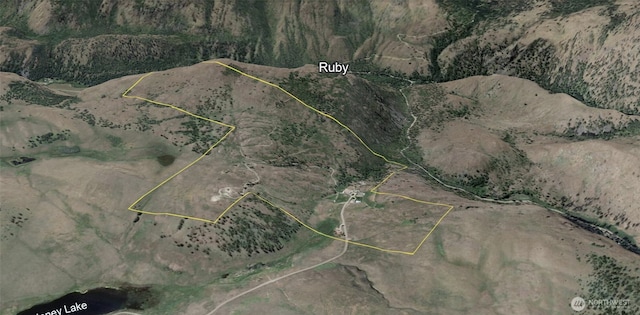 156 Poechmann Rd, Okanogan, WA 98840 - map of property location featuring property parcel outlined