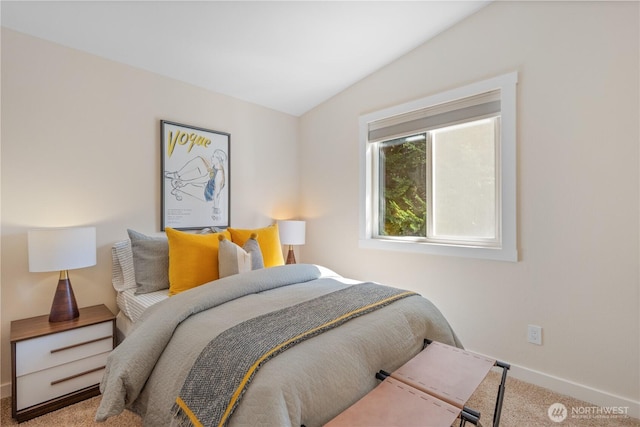 12712 NE 157th St, Woodinville, WA 98072 - bedroom with carpet floors and vaulted ceiling