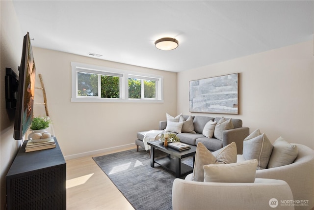 12712 NE 157th St, Woodinville, WA 98072 - living area with wood finished floors and baseboards