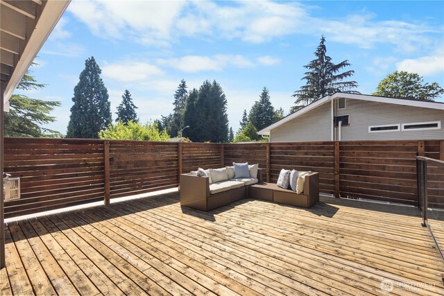 12712 NE 157th St, Woodinville, WA 98072 - deck featuring outdoor lounge area