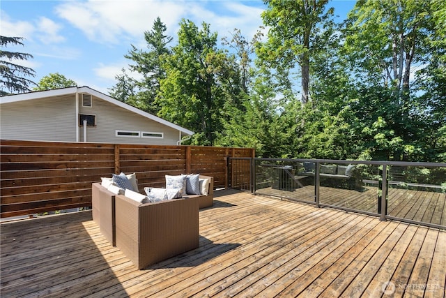 12712 NE 157th St, Woodinville, WA 98072 - wooden terrace with outdoor lounge area