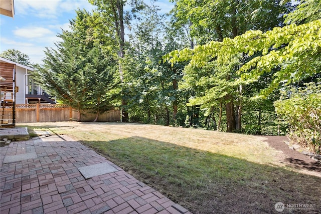 12712 NE 157th St, Woodinville, WA 98072 - view of yard with a patio