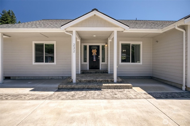 232 Jett Ct, Montesano, WA 98563 - property entrance featuring roof with shingles