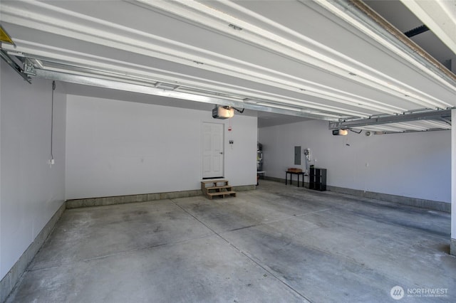 232 Jett Ct, Montesano, WA 98563 - garage featuring a garage door opener and electric panel