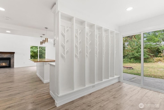 2819 SW 350th Pl, Federal Way, WA 98023 - corridor featuring wood finished floors and recessed lighting
