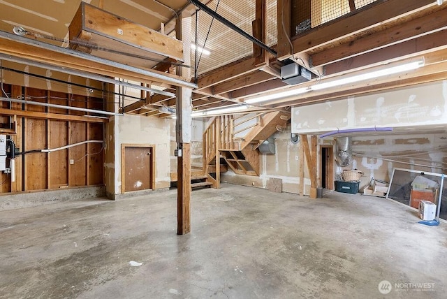 2819 SW 350th Pl, Federal Way, WA 98023 - unfinished below grade area featuring stairway