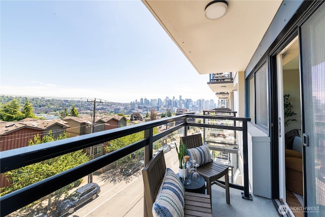 1525 Taylor Ave N Unit 505, Seattle, WA 98109 - balcony with a skyline view