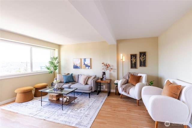 1525 Taylor Ave N Unit 505, Seattle, WA 98109 - living area featuring light wood-type flooring and baseboards