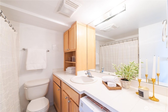 1525 Taylor Ave N Unit 505, Seattle, WA 98109 - bathroom featuring vanity and a shower with shower curtain