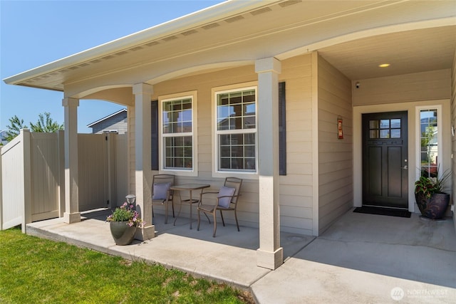 2219 Treat St SE, East Wenatchee, WA 98802 - doorway to property with a patio area and a surveillance system