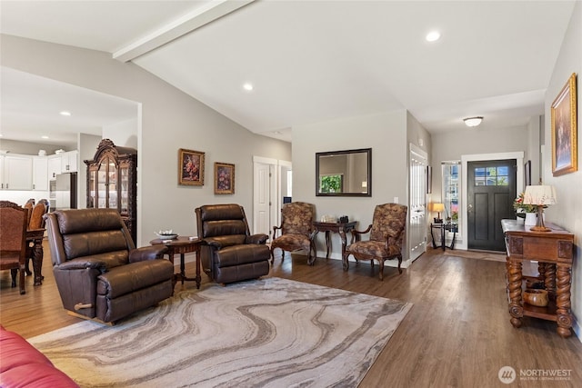2219 Treat St SE, East Wenatchee, WA 98802 - living room with wood finished floors and recessed lighting